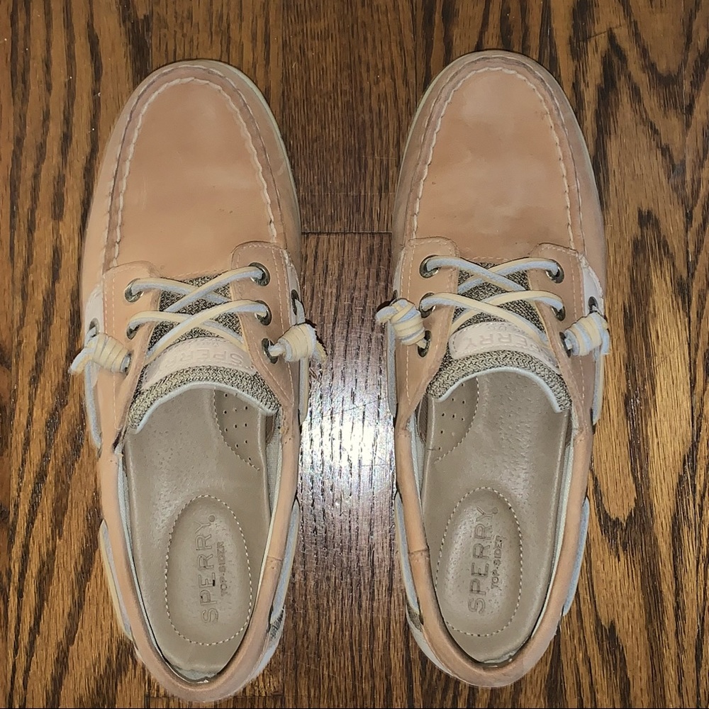 Sperry Songfish Boat Shoe Linen Oat